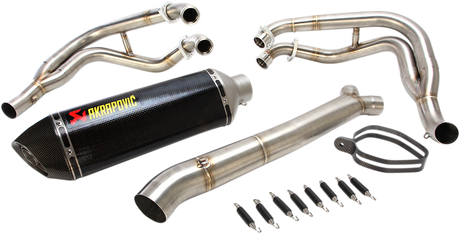Race Exhaust - Stainless Steel/Carbon Fiber 2008 - 2017