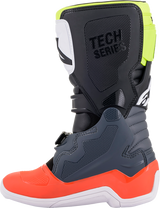 Youth Tech 7S Boots - Black/Gray/Red/White/Yellow - US 5