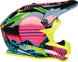Youth F.I. Helmet - Vaporwave - MIPS® - Black/Pink/Yellow - Large