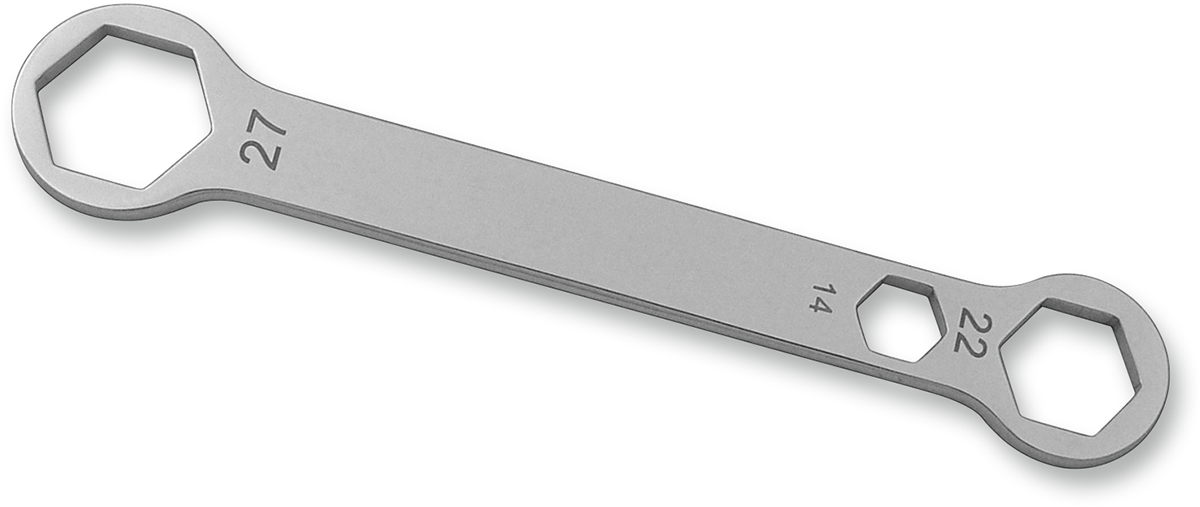 Wrench - Front/Rear Axle - Closed End - 14 mm x 22 mm x 27 mm