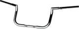 1-1/4\" Twin Peaks Touring Handlebar - 8\" - Chrome 2023 - 2024