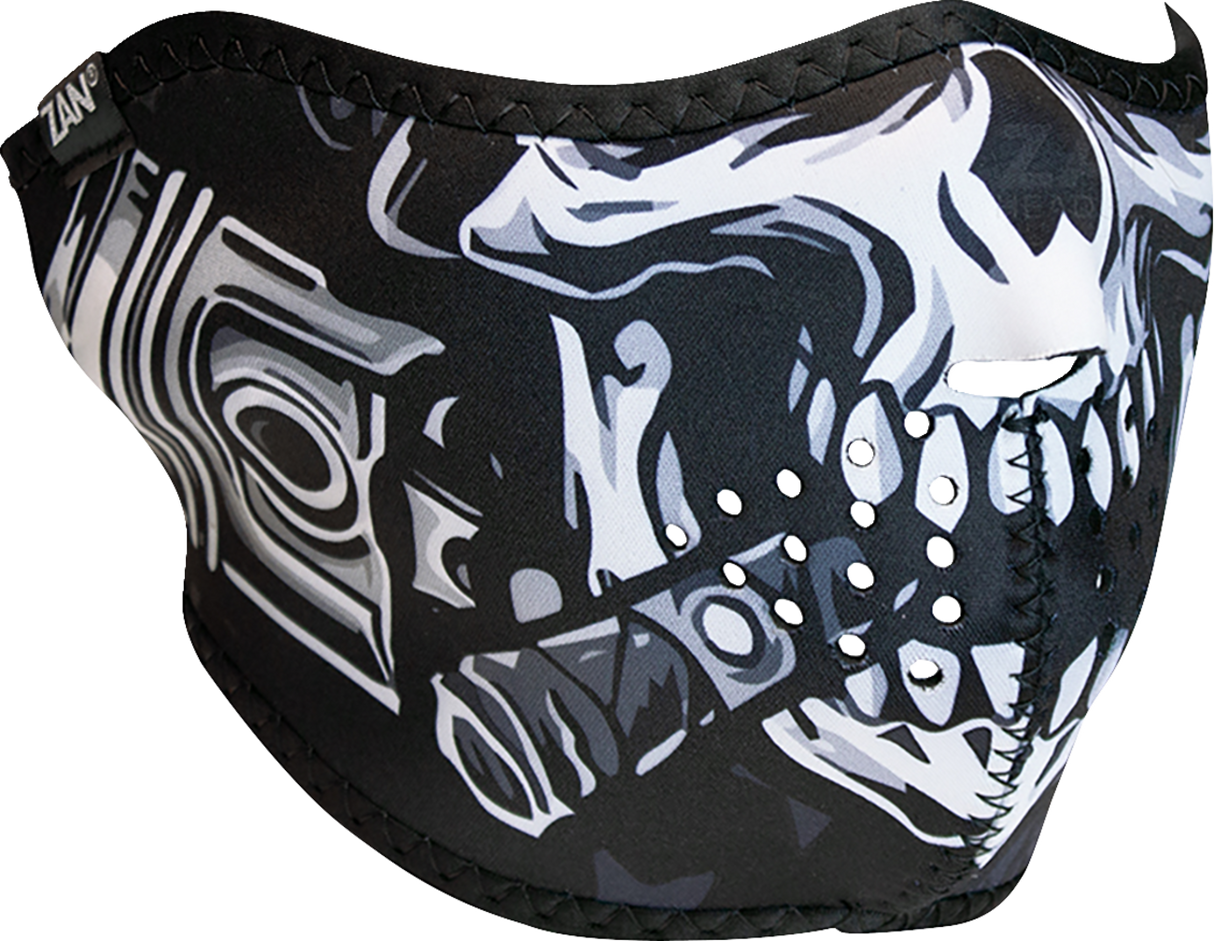 Neoprene Half Mask - Skull