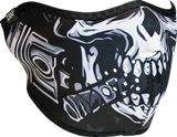 Neoprene Half Mask - Skull