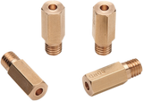 A-Bax Precision Keihin-Style Hex Head (CR Prefix) Main Jets - #142 - 4-Pack