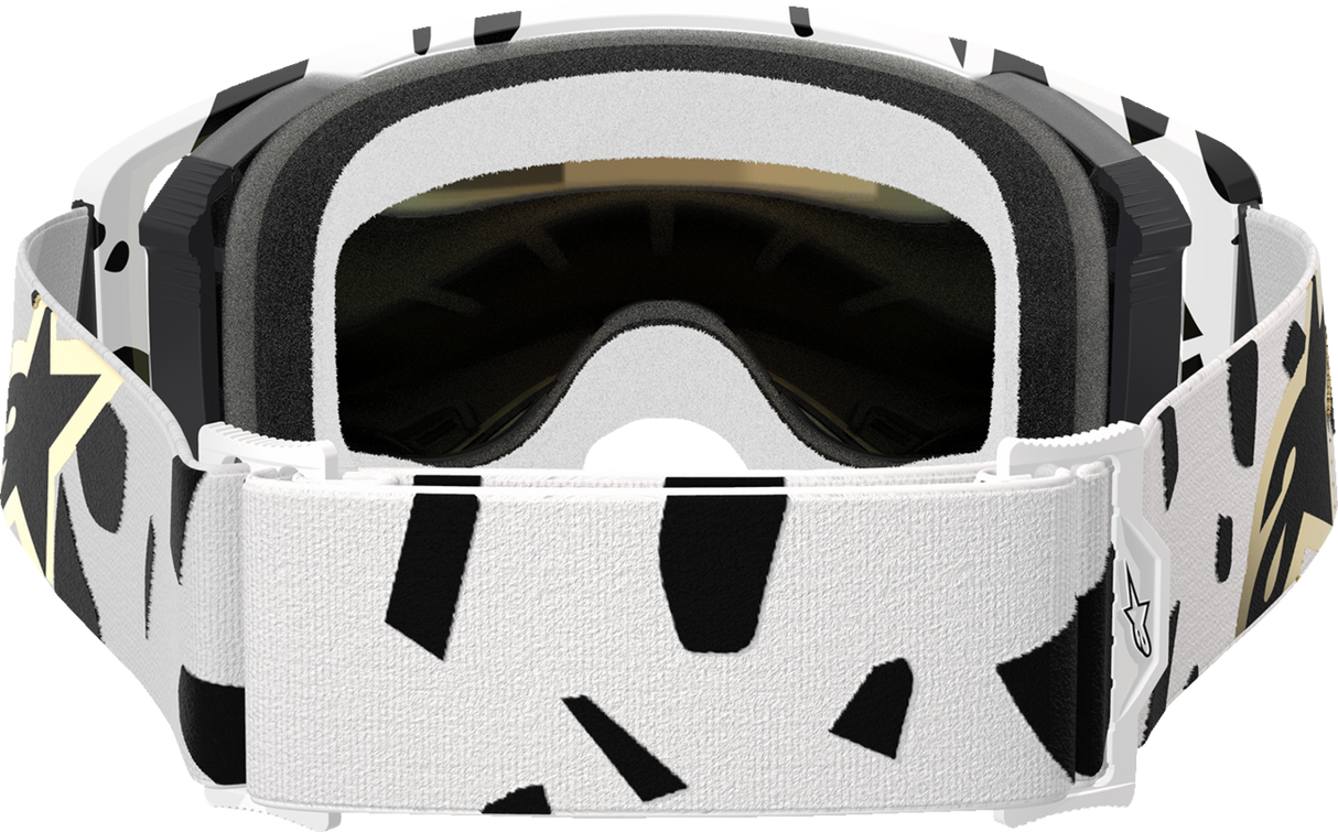 Supertech Goggle - Corp - White - ABS Vision - Gold Mirror Lens