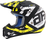 FX-17 Helmet - Attack - Matte Black/Hi-Vis Yellow - XS