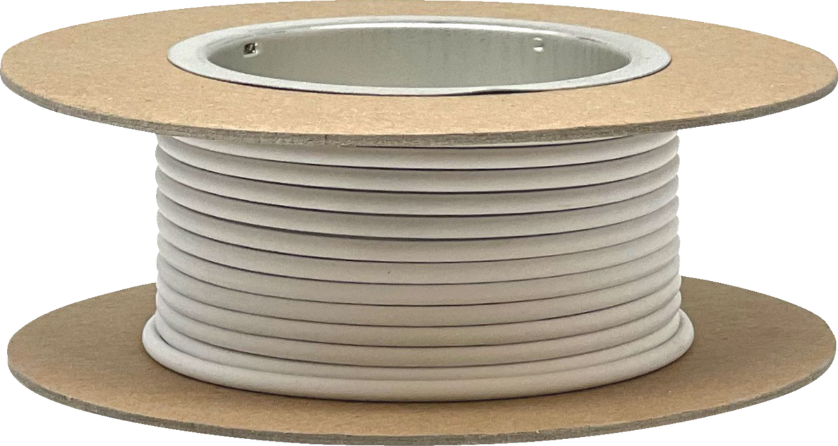 25\' GXL Wire Spool - 12 Gauge - White