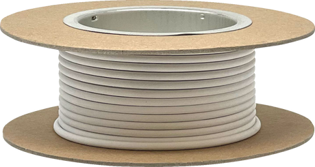 25\' GXL Wire Spool - 12 Gauge - White