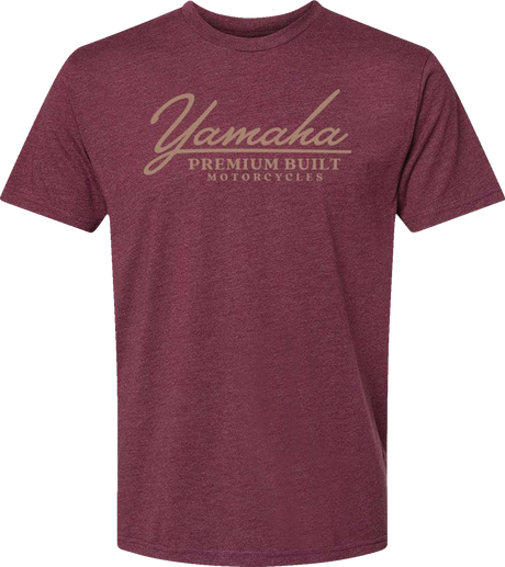 Yamaha Racing Premium Built T-Shirt - Maroon - 3XL