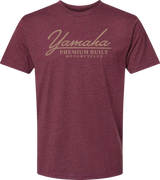Yamaha Racing Premium Built T-Shirt - Maroon - Medium