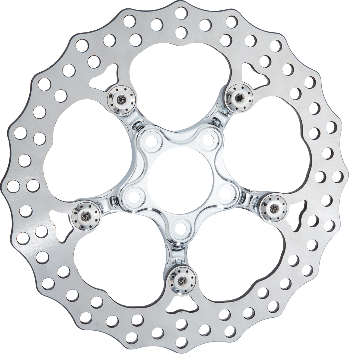 Spider Rotor - 12-19/32\" - Chrome - Front