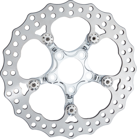 Spider Rotor - 12-19/32\" - Chrome - Front