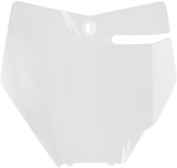 Front Number Plate - \'20 White 2018 - 2023