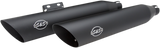 Slash Cut Race Mufflers - Black 2018 - 2021