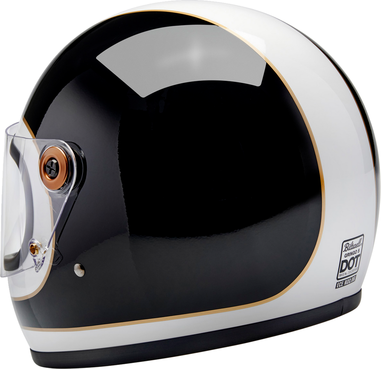 Gringo S Helmet - Gloss White/Black Tracker - 2XL