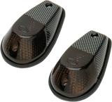 Flush Mount Marker Lights - Carbon/Smoke