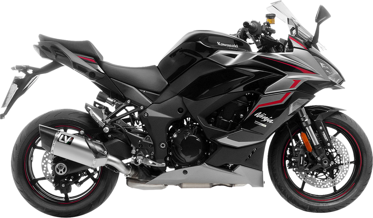 LV-14 R Slip-On Muffler - Titanium - Kawasaki Ninja 1000 2020 - 2024