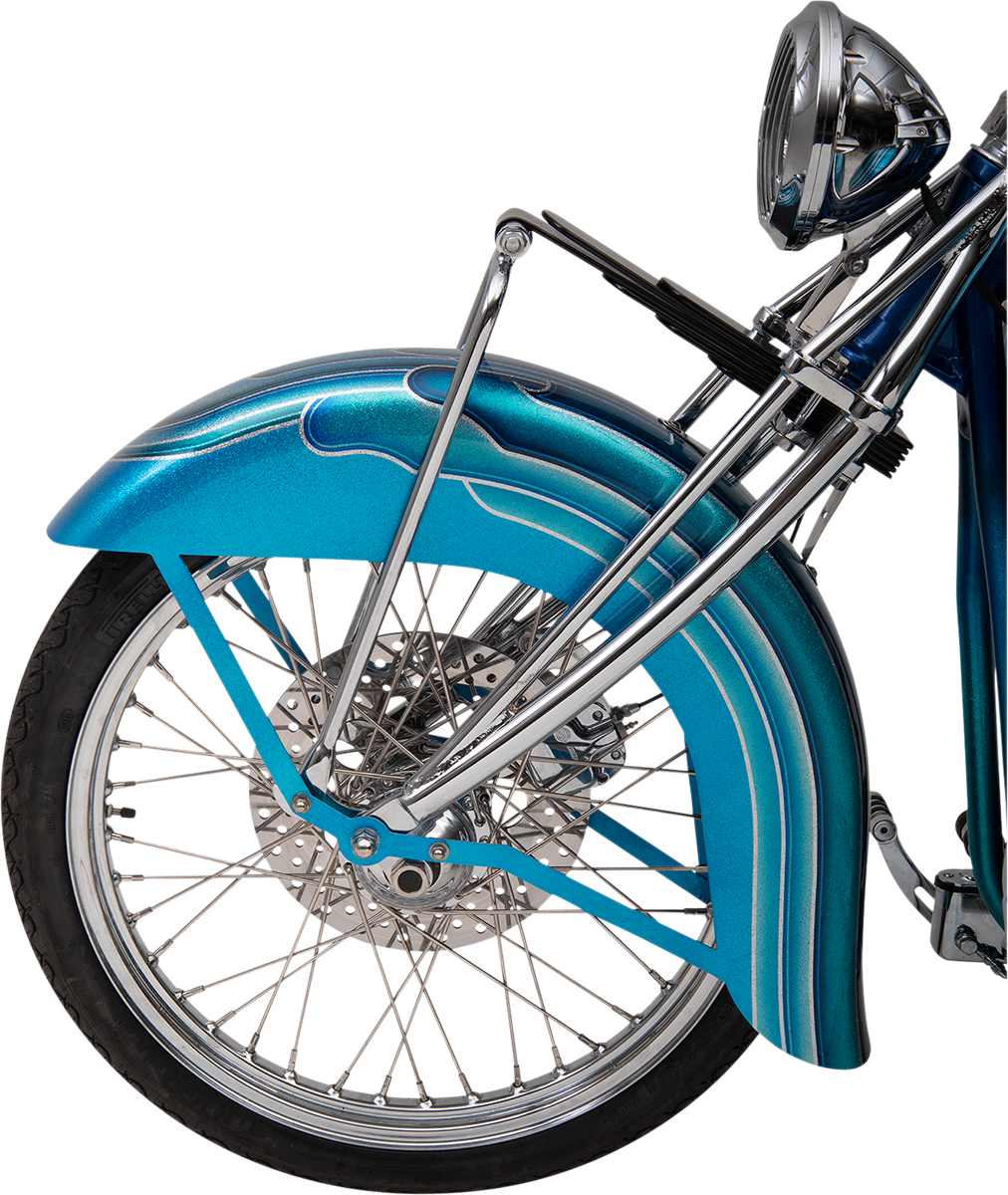 WFB™ Benchmark Front Fender - Steel - Black - 21\" 1984 - 2013