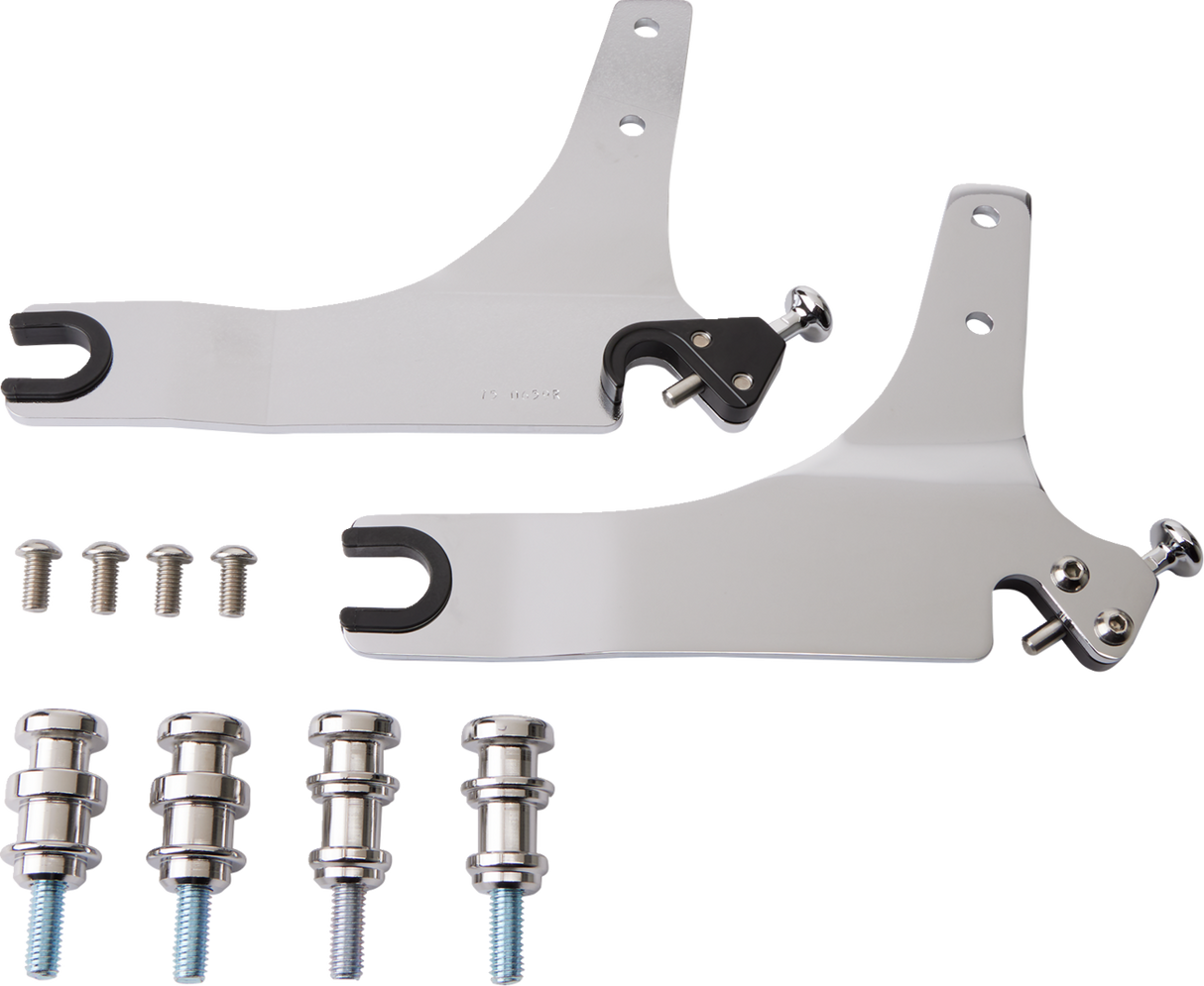 Backrest Kit - 11\" - Chrome - FLSB 2018 - 2020
