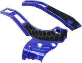 X-Grip Frame Guards - Blue/Black - YZ 125/250/125X/250X 2005 - 2023