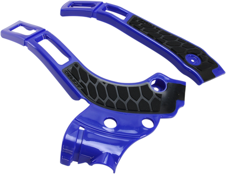 X-Grip Frame Guards - Blue/Black - YZ 125/250/125X/250X 2005 - 2023