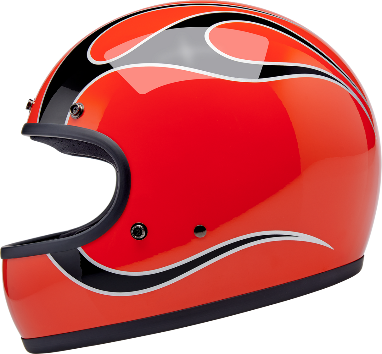 Gringo Helmet - Flames - Competition Orange - XS