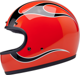 Gringo Helmet - Flames - Competition Orange - 2XL