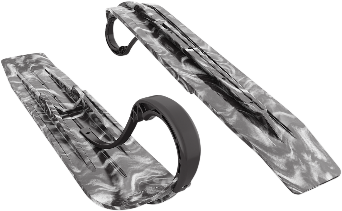 Powder Hound Skis - Black/White - 7\" - Pair