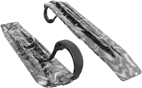 Powder Hound Skis - Black/White - 7\" - Pair