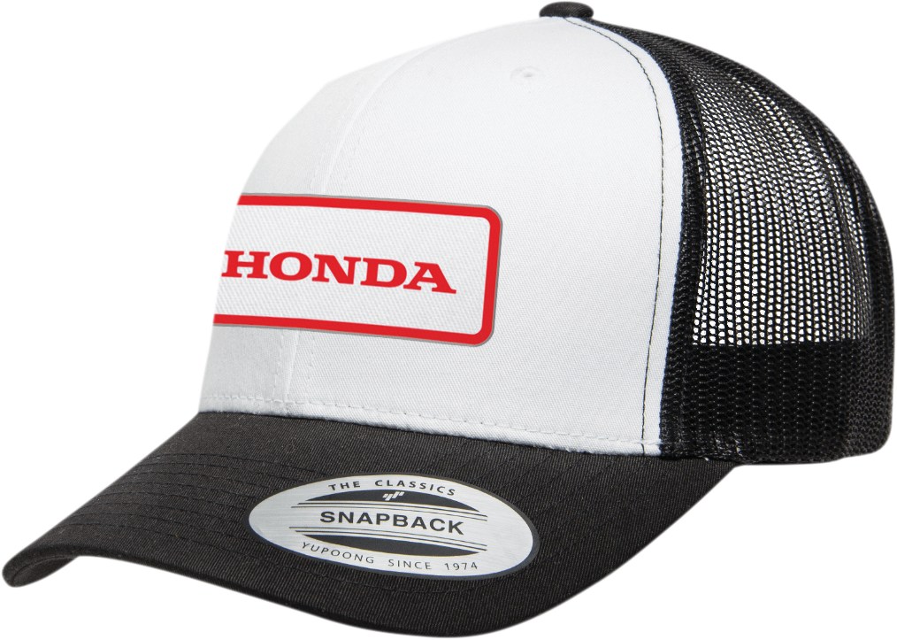 Honda Throwback Hat - Black/White