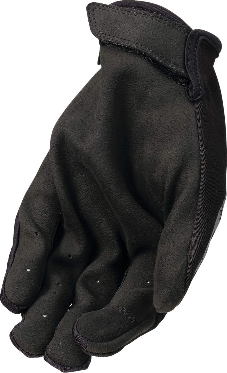 Reflective Gloves - Black/Silver - Large