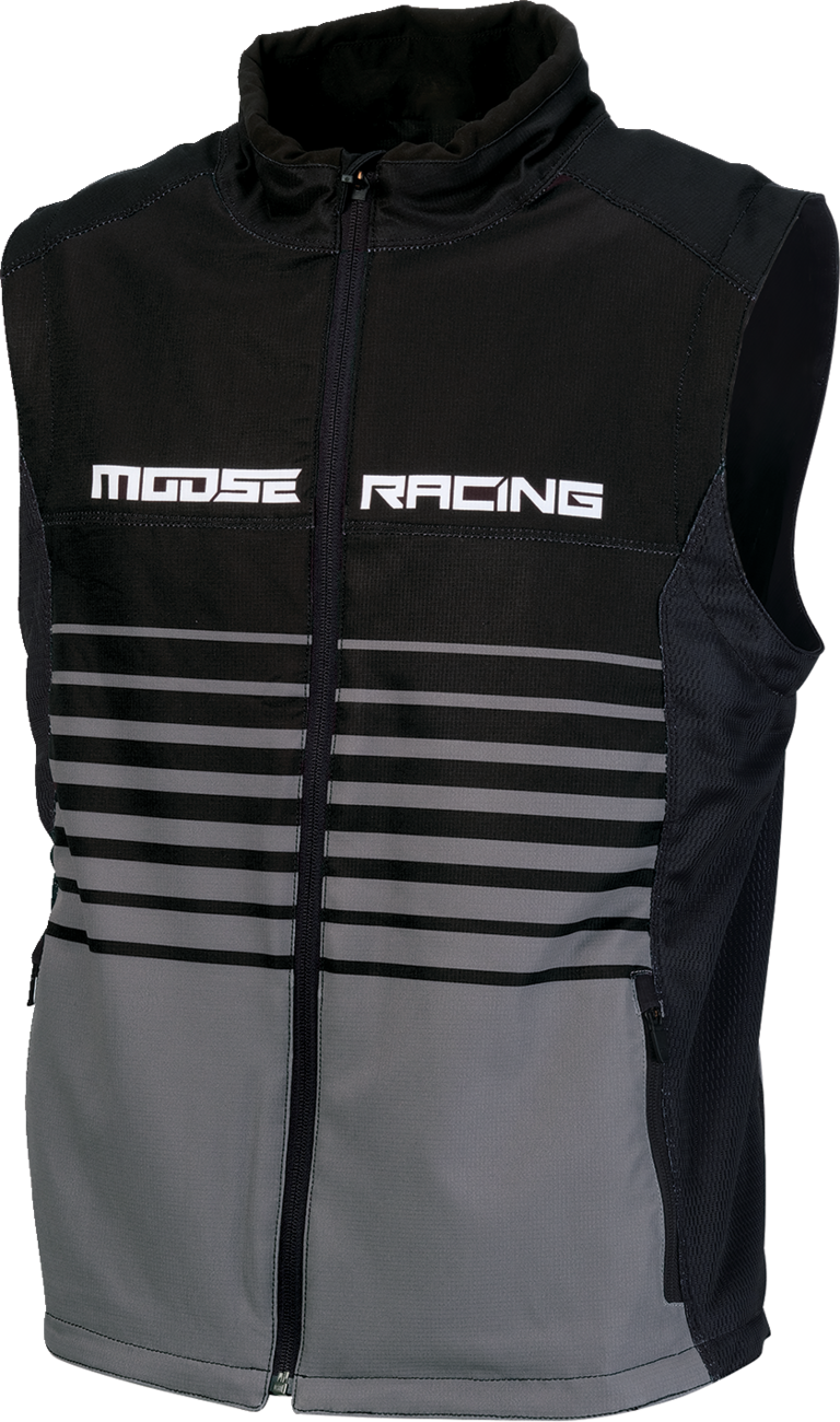 Moto Vest - Black/Gray - Medium