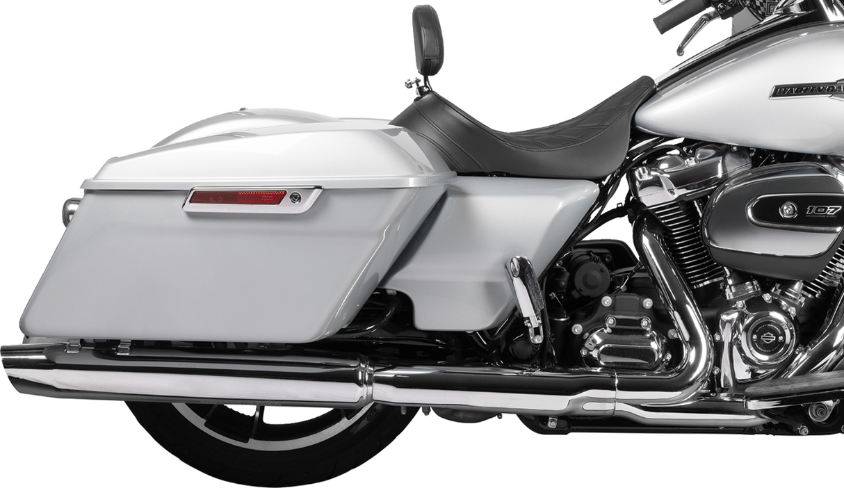 EZ Glide II Backrest - Small - Vinyl - Double Diamond Black Stitch