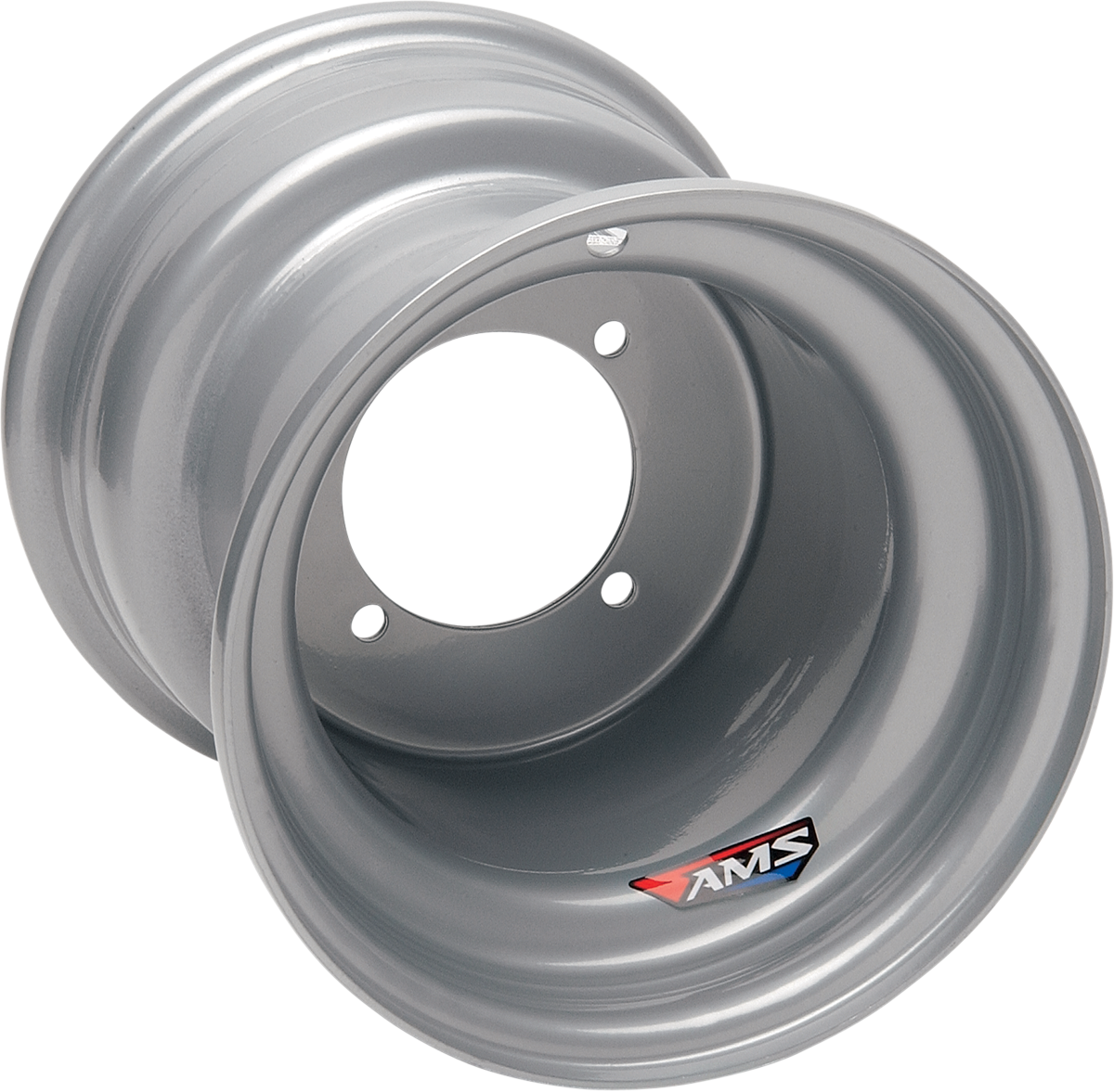 Steel Wheel - Rear - Chrome - 9x9 - 4/110 - 3+6