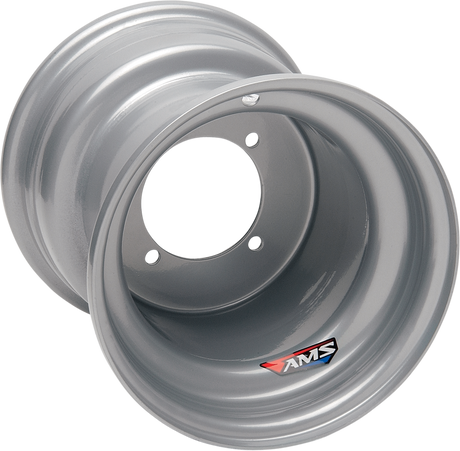 Steel Wheel - Rear - Chrome - 9x9 - 4/110 - 3+6
