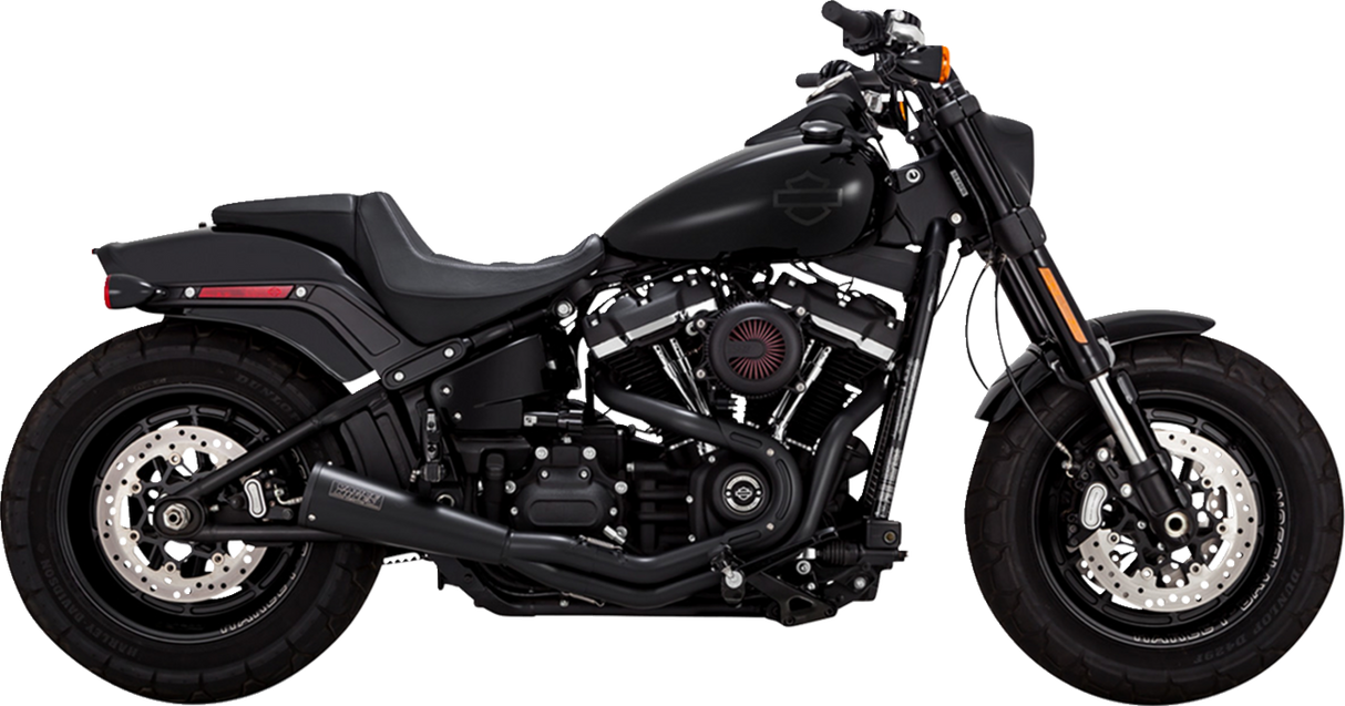 2-into-1 Upsweep Exhaust System - Black - Stainless Steel 2018 - 2024