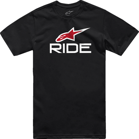 Ride 4.0 T-Shirt - Black/White/Red - Medium
