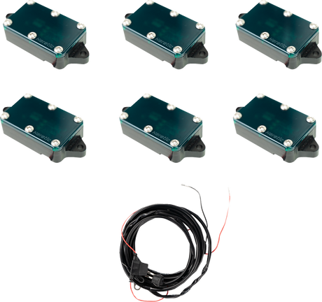 Rock Light - Green - 6 Pack