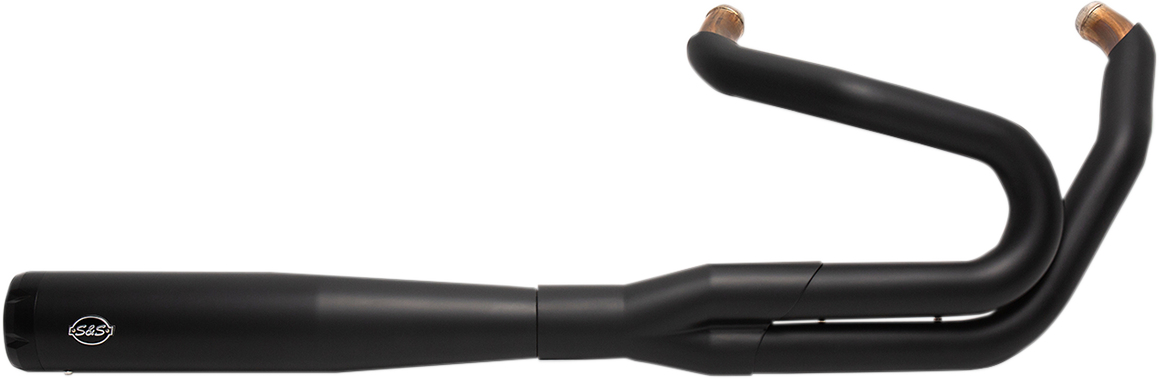 2:1 50 State Exhaust for M8 Softail - Black 2018 - 2022