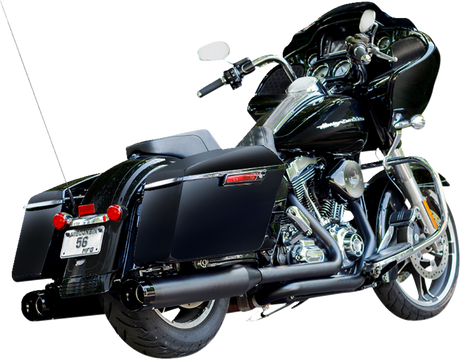 4-1/2\" MK45 Performance Mufflers - Black with Black Thruster 1998 - 2002