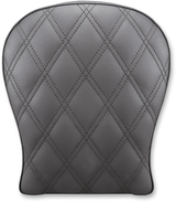 Detachable Pillion Pad - Lattice Stitched - Black