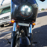 LED Turn Signals - 39 mm - Black