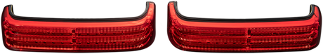 Saddlebag LED Lights - Sequential - Black/Red 1997 - 2013
