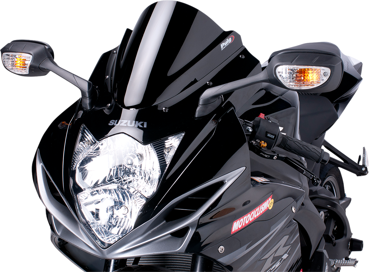 Race Windscreen - 11\" - Black - Suzuki 2011 - 2023
