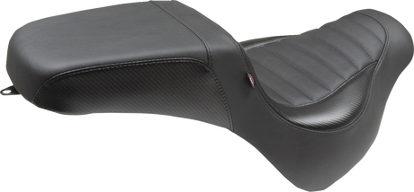 Squareback Seat - Black - Tuck-n-Roll - Fat Bob \'18-\'23 2018 - 2023