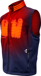 7V Torrid Softshell Heated Vest 2.0 - Navy - Large