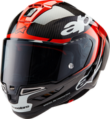 Supertech R10 Helmet - Element - Carbon/Red/White - Large