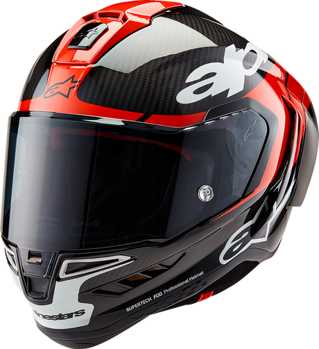 Supertech R10 Helmet - Element - Carbon/Red/White - Small