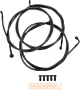 Brake Lines - 18\" - 20\" Ape Hanger Handlebars - Midnight 2014 - 2020