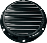 Derby Cover - Black/Silver - Finned - \'04-\'22 XL 2004 - 2022